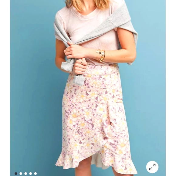 Anthropologie Dresses & Skirts - Anthropologie Ruffled Skirt Size 14